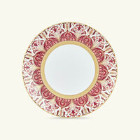 haviland reves du nil pourpre salad plate red 21cm