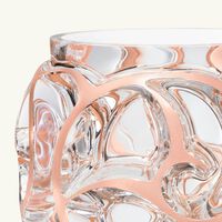 Tourbillons Vase Round Extra Large Pink lalique tourbillons vase round extra large pink