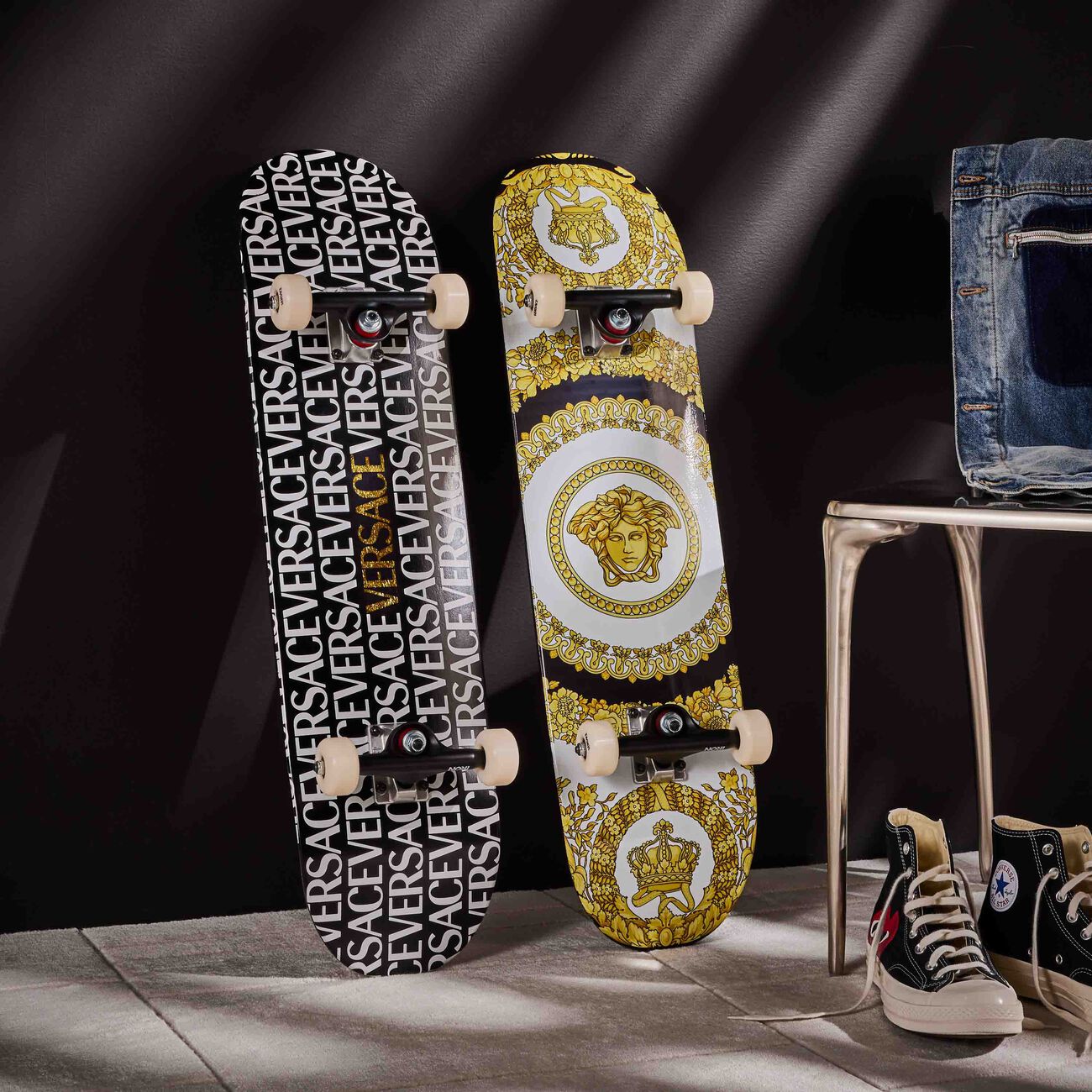 versace barocco skateboard