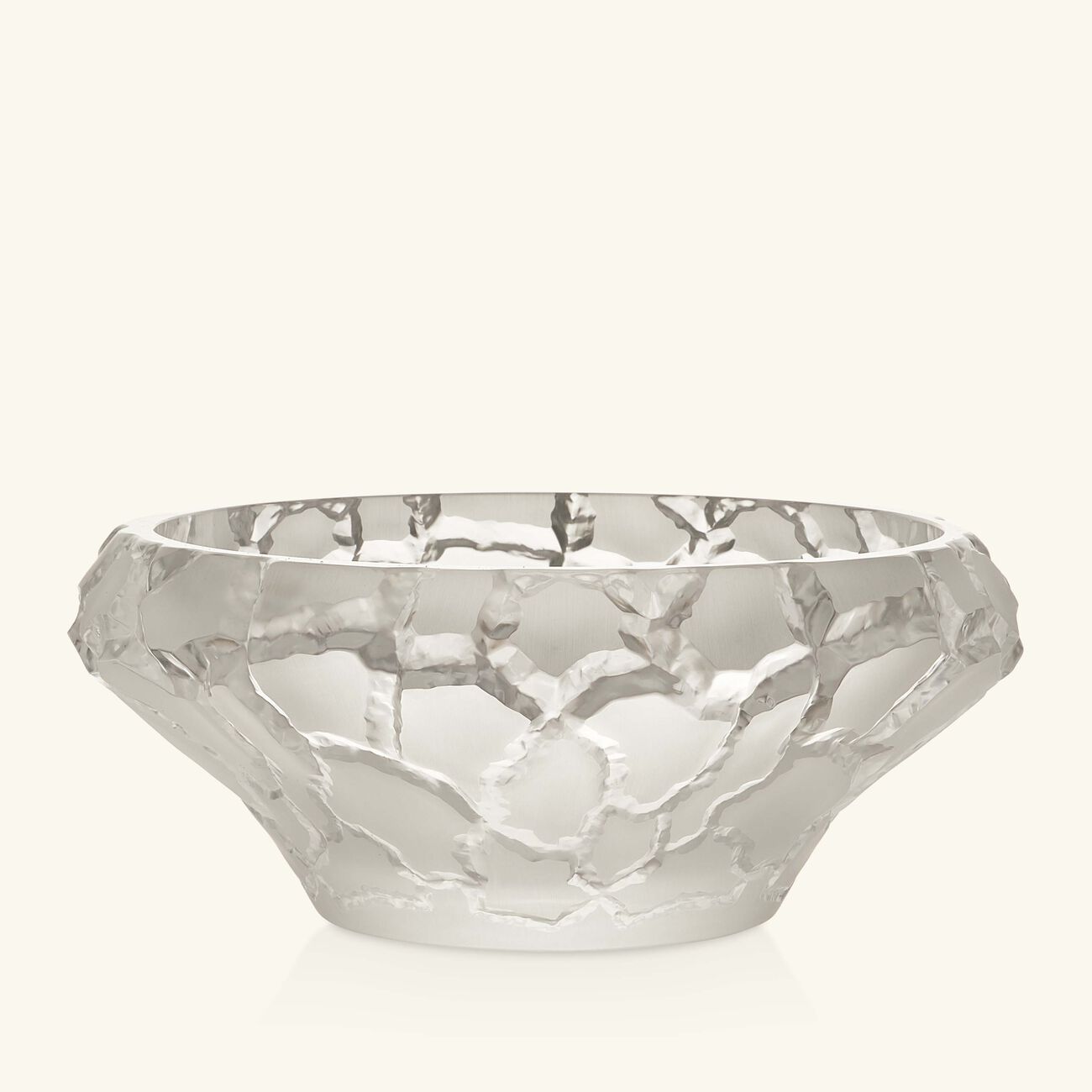 lalique terramineral caldera centerpiece clear