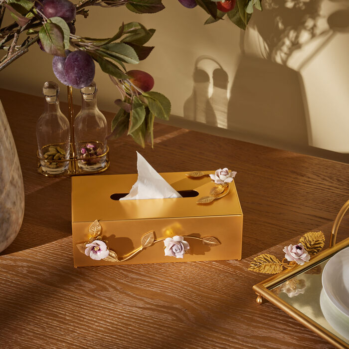 Versaille Tissue Box Gold villari versaille tissue box gold