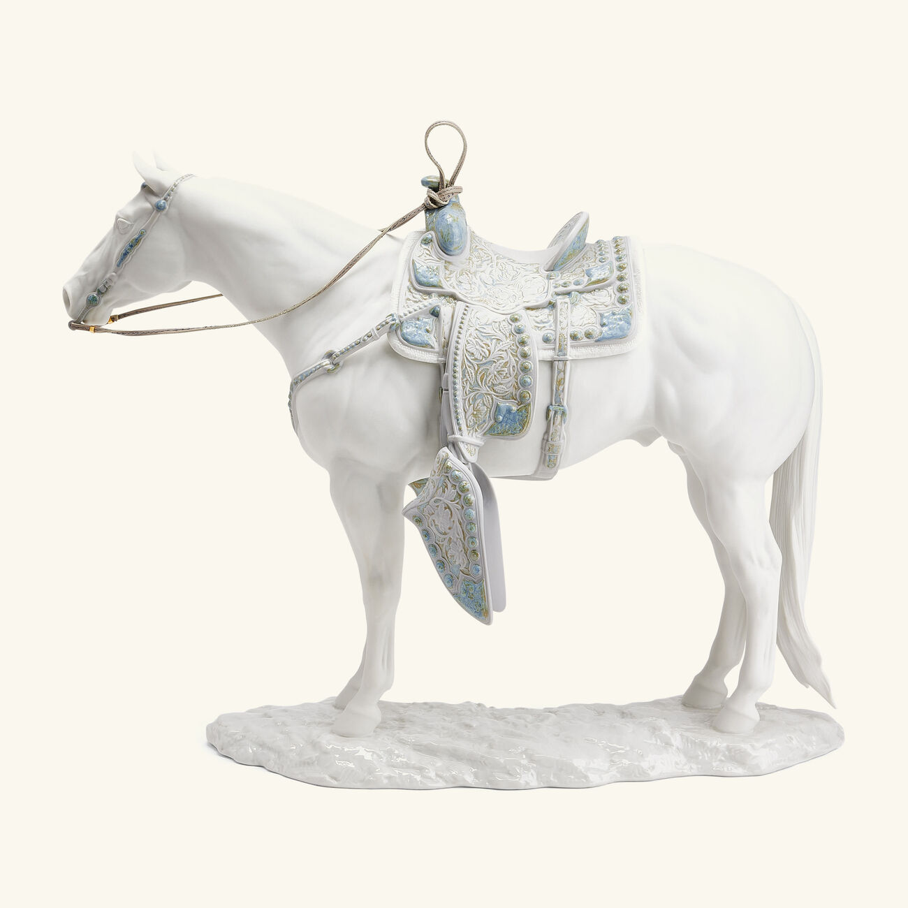White Quarter Horse Sculpture Medium White lladro white quarter horse sculpture medium white