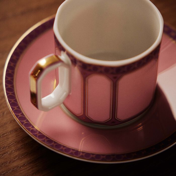 rosenthal signum rose coffee cup saucer pink