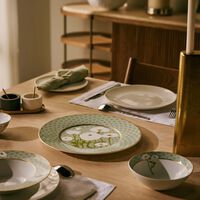 bernardaud praiana charger plate round green 31cm