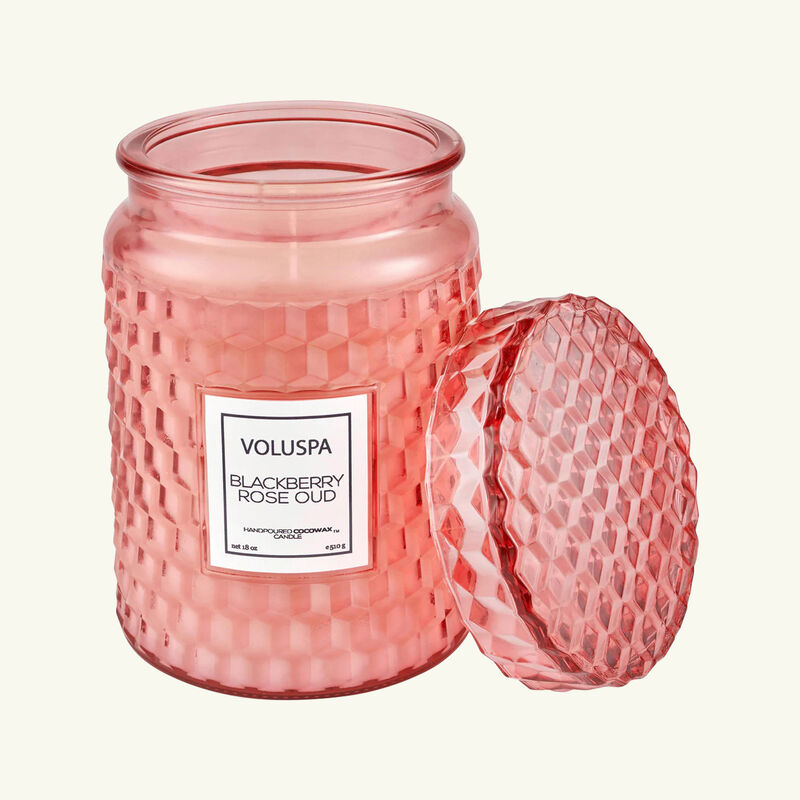 Blackberry Rose Oud Candle voluspa blackberry rose oud candle