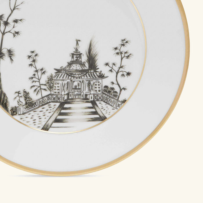 pinto paris vieux kyoto dessert plate round white 21cm