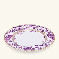 bernardaud prunus dinner plate round purple 26cm