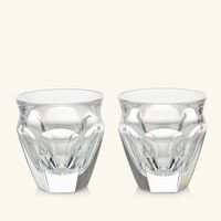 baccarat harcourt talleyrand drinking glass clear set of 2