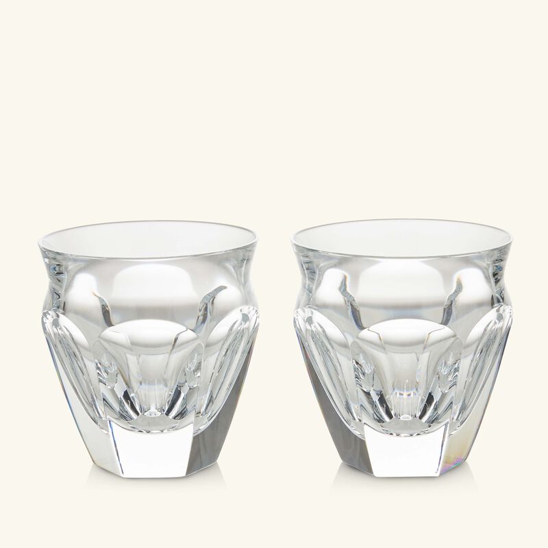 baccarat harcourt talleyrand drinking glass clear set of 2