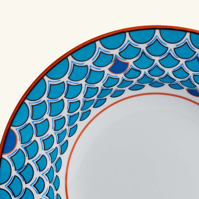 pinto paris lagon soup plate blue 22cm