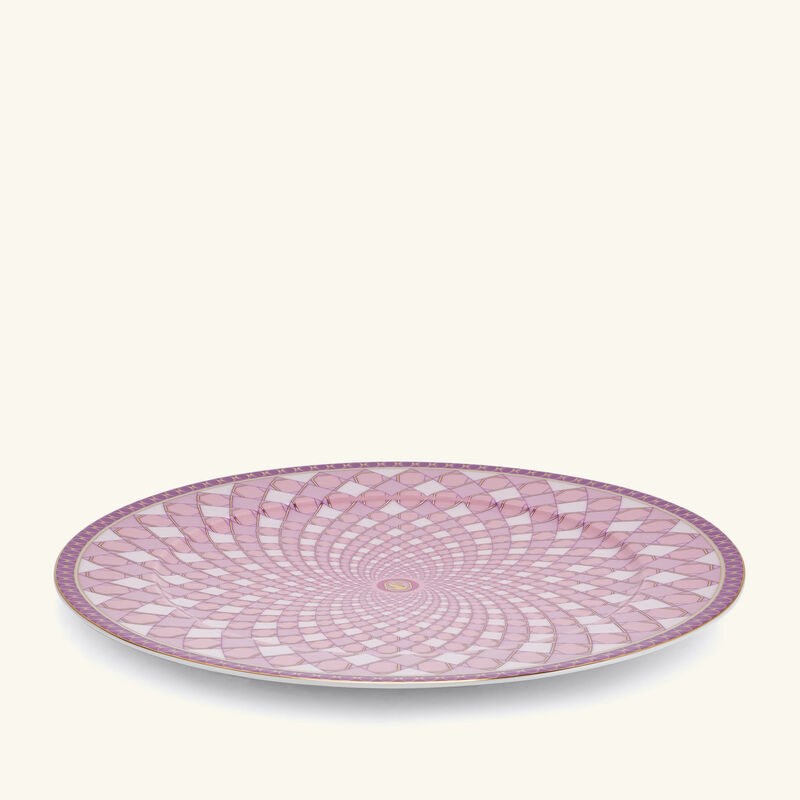 rosenthal signum rose charger plate round pink 33cm