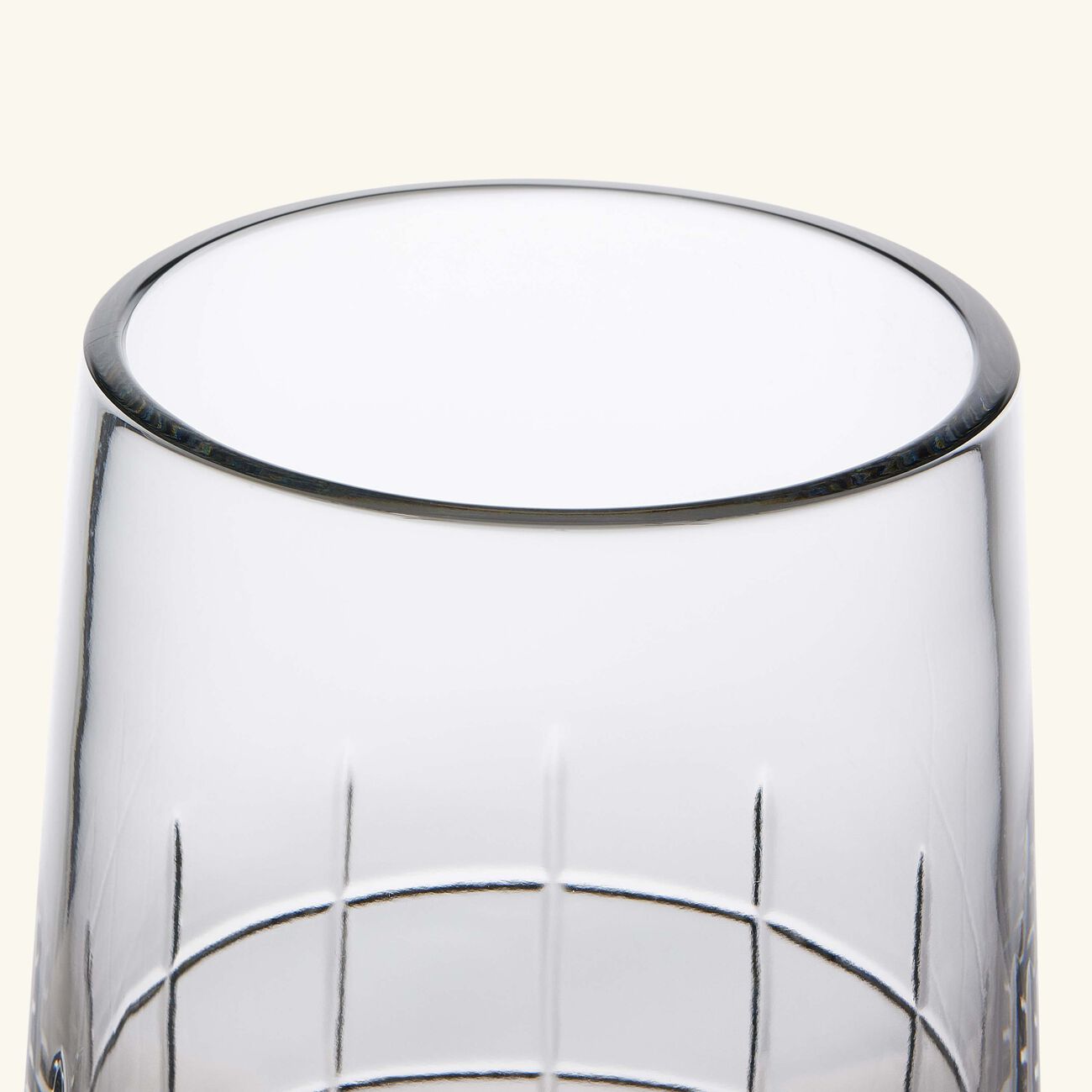 christofle graphik vase medium clear