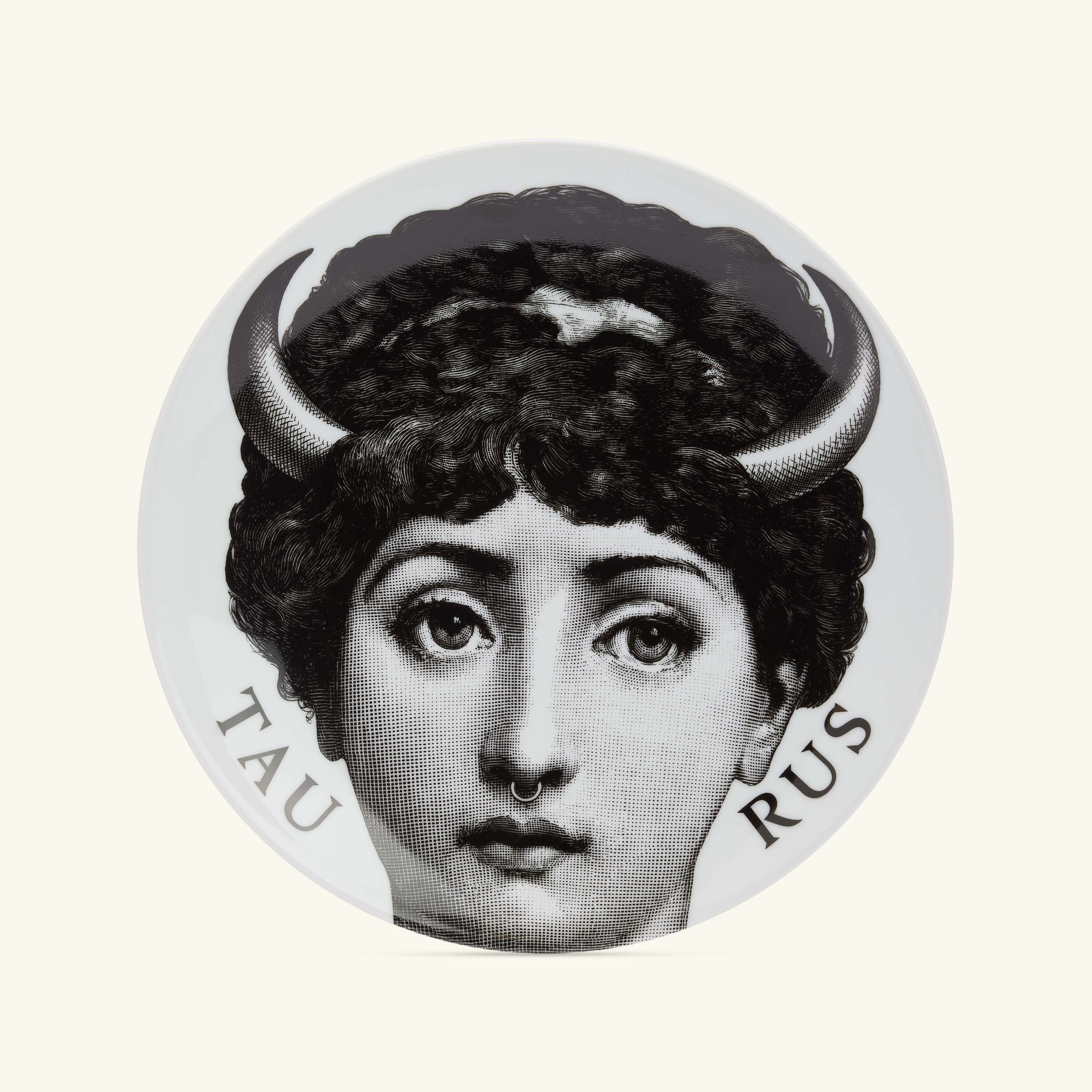 Fornasetti Tema e Variazioni no.349 Taurus Wall Plate | Tanagra Qatar