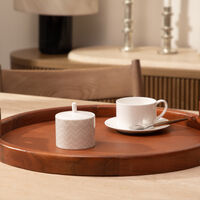 ميسوني هوم وعاء سكر زيج زاج أبيض