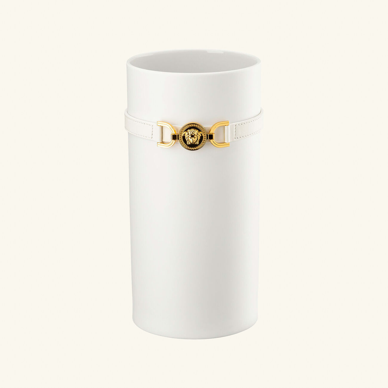 versace medusa 95 vase round small white