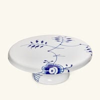 royal copenhagen blue fluted mega cake stand white