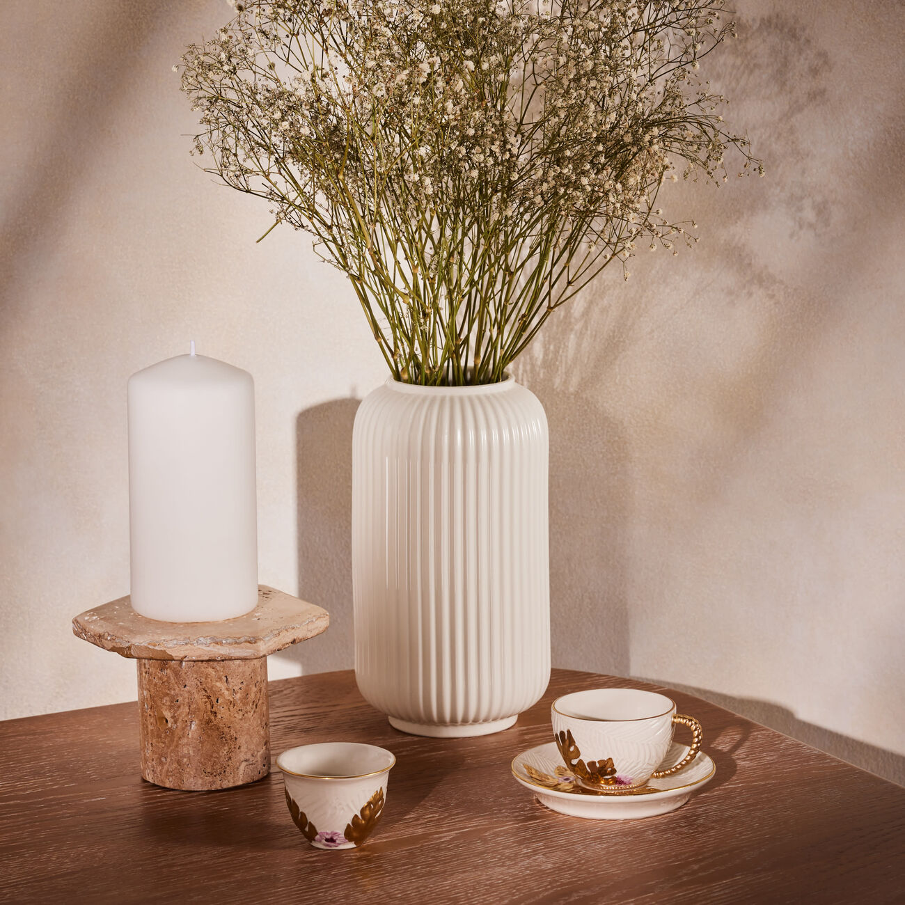 Acapulco Coffee Cup & Saucer White villari acapulco coffee cup saucer white