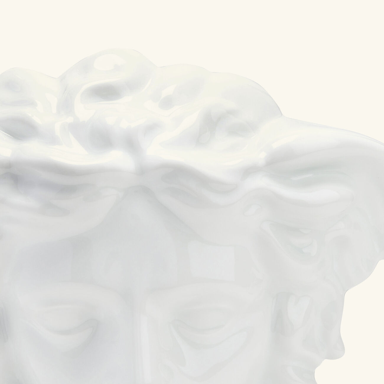 versace medusa grande vase medium white