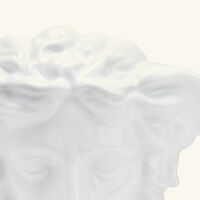 versace medusa grande vase medium white