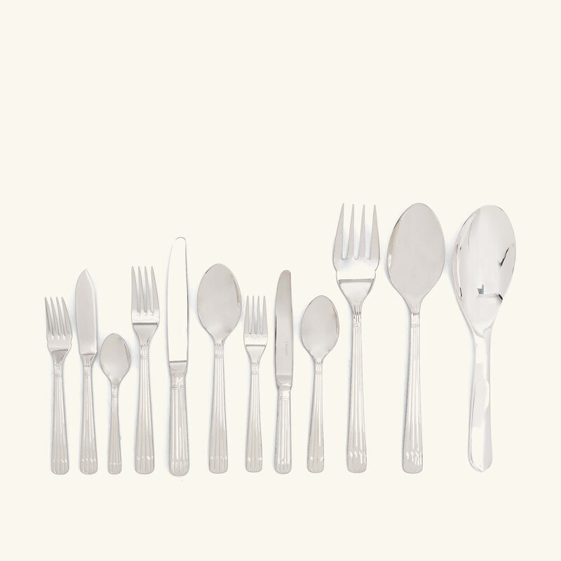christofle osiris 110 piece flatware set with chest stainless steel