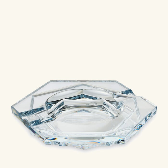 baccarat harcourt abysse ashtray octagonal clear