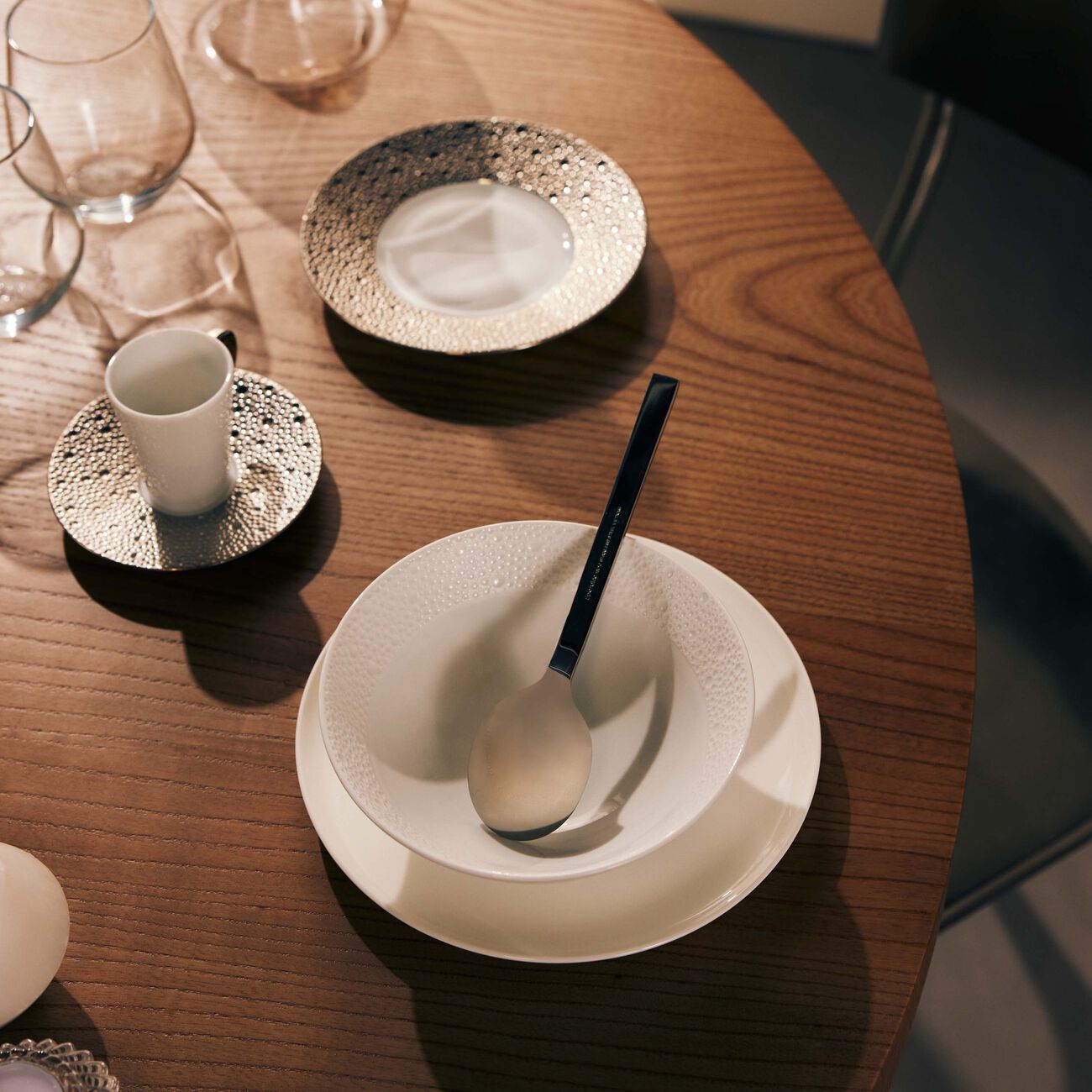 bernardaud ecume cereal bowl white 16cm