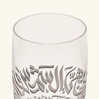 Qamar Short Tumbler Clear Set of 6 dimlaj qamar short tumbler clear set of 6