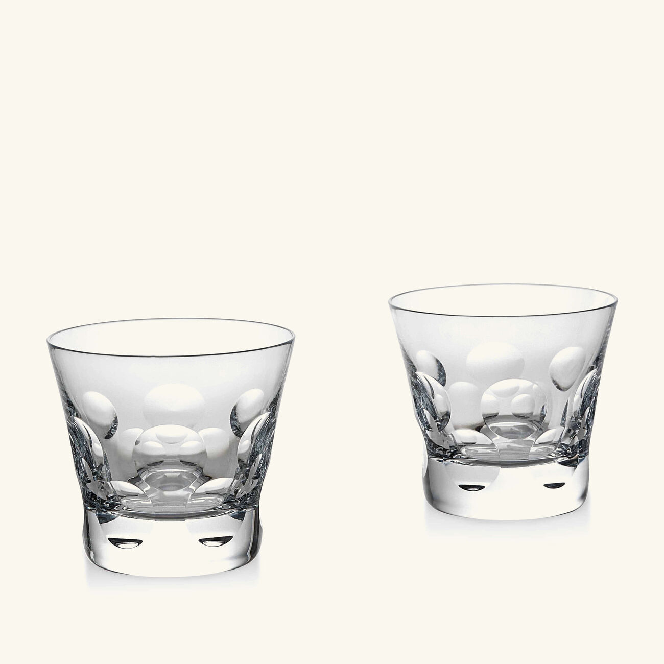 baccarat beluga drinking glass clear set of 2