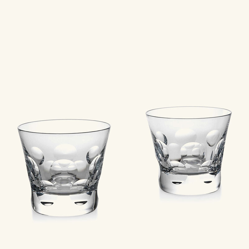 baccarat beluga drinking glass clear set of 2