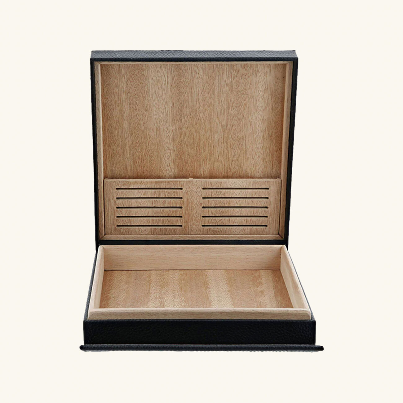 st dupont travel size cigar humidor box black