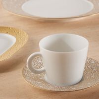 Mordore Tea Cup & Saucer White bernardaud mordore tea cup saucer white