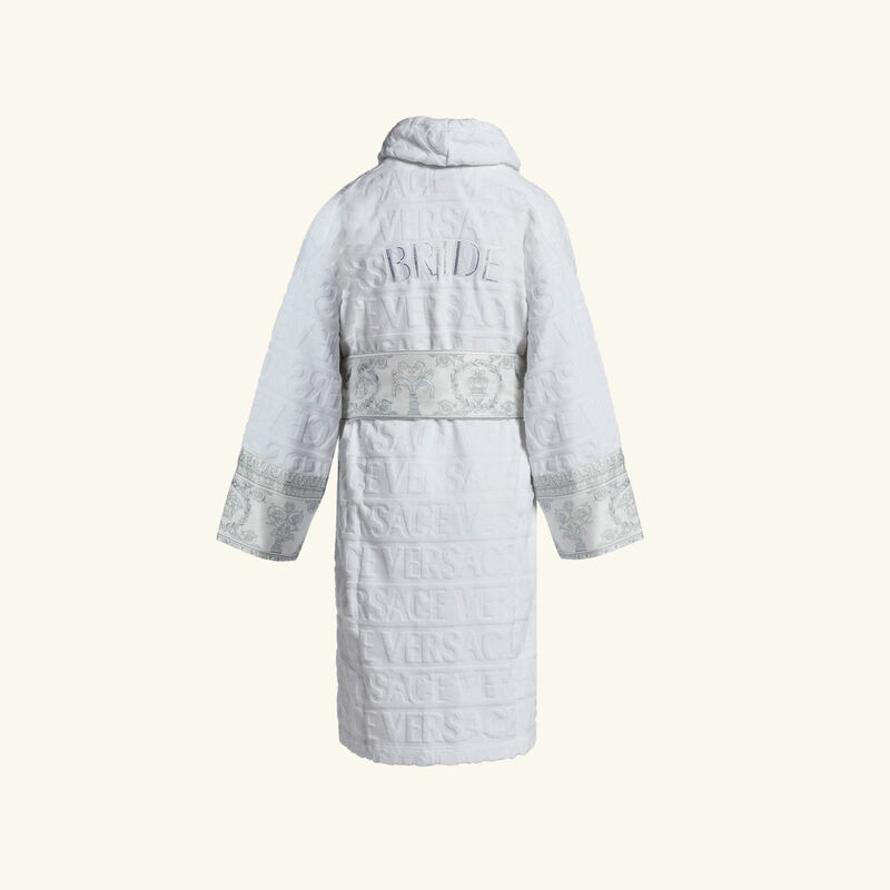 versace i love baroque bride bath robe white