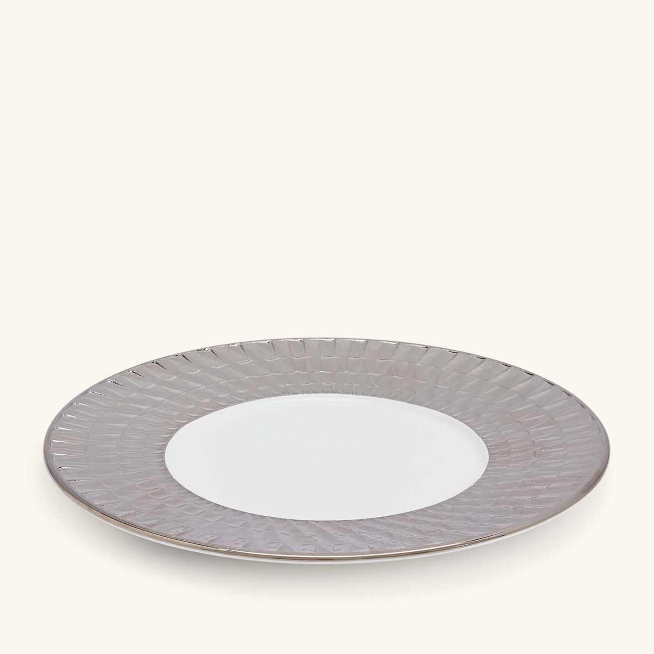 bernardaud twist platine bread and butter plate