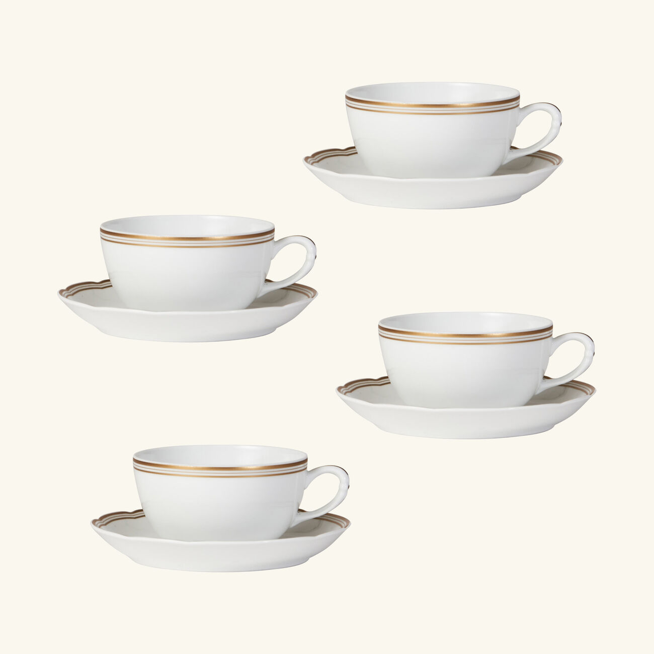 bernardaud pompadour tea pot gold