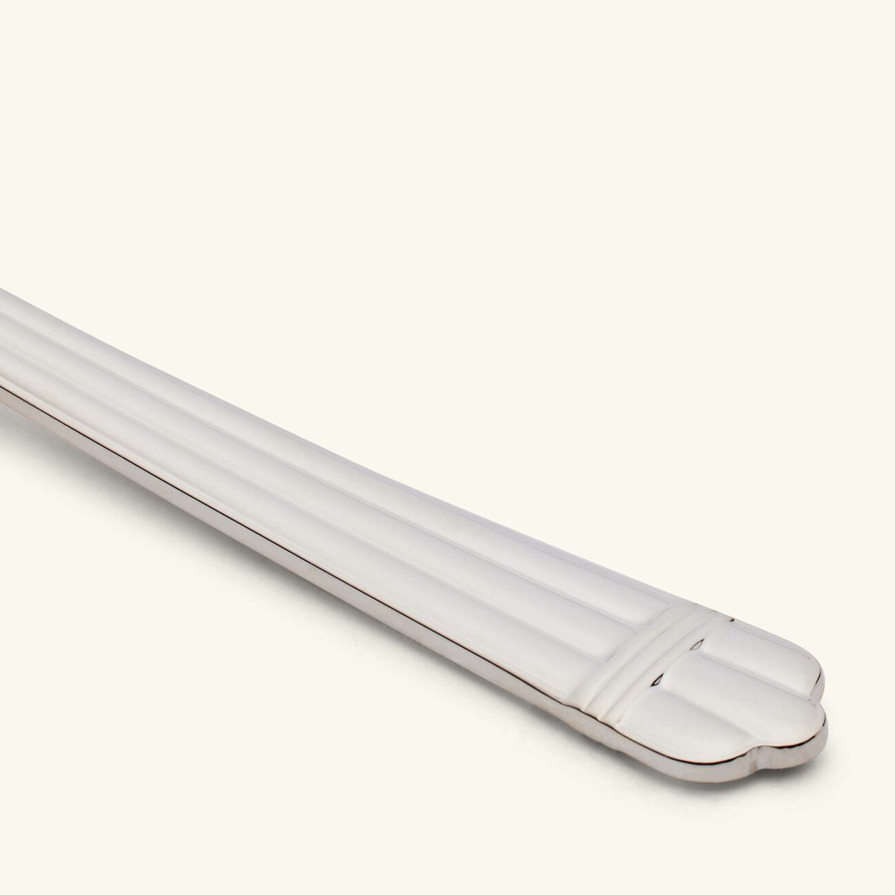 christofle aria salad serving fork silver plated