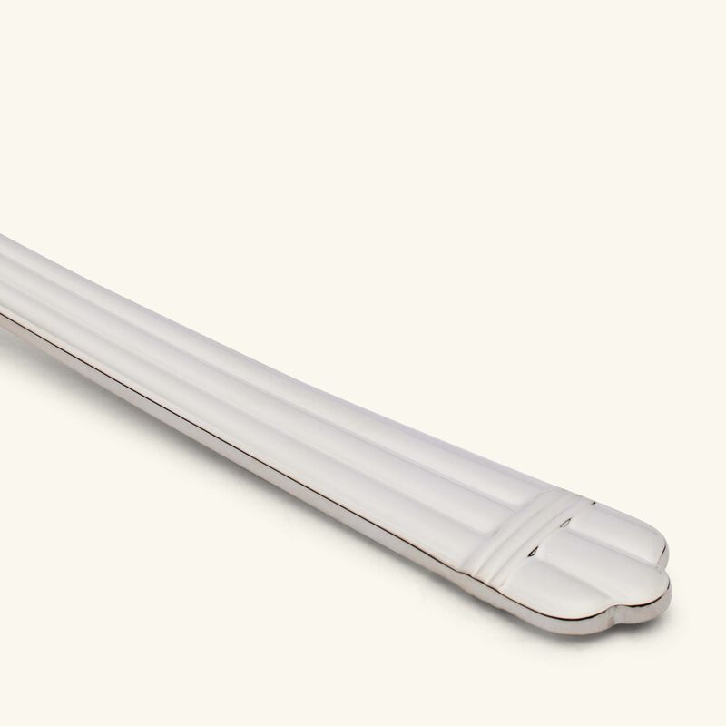christofle aria salad serving fork silver plated