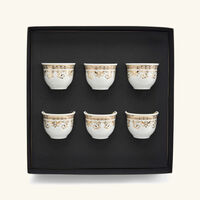 versace medusa gala arabic coffee cup white set of 6