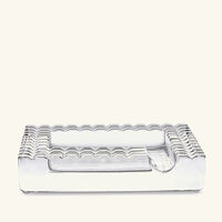 mario cioni c luxe ashtray square small clear