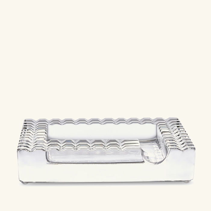 mario cioni c luxe ashtray square small clear