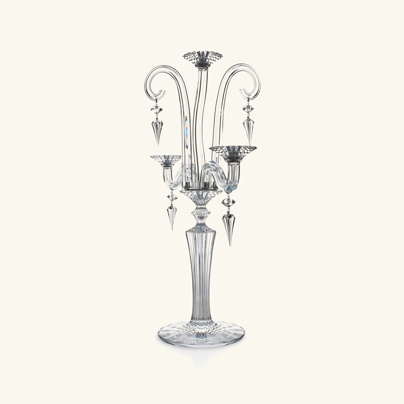 baccarat mille nuits candlelabra clear