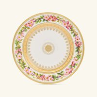 bernardaud botanique dinner plate round pink 26cm