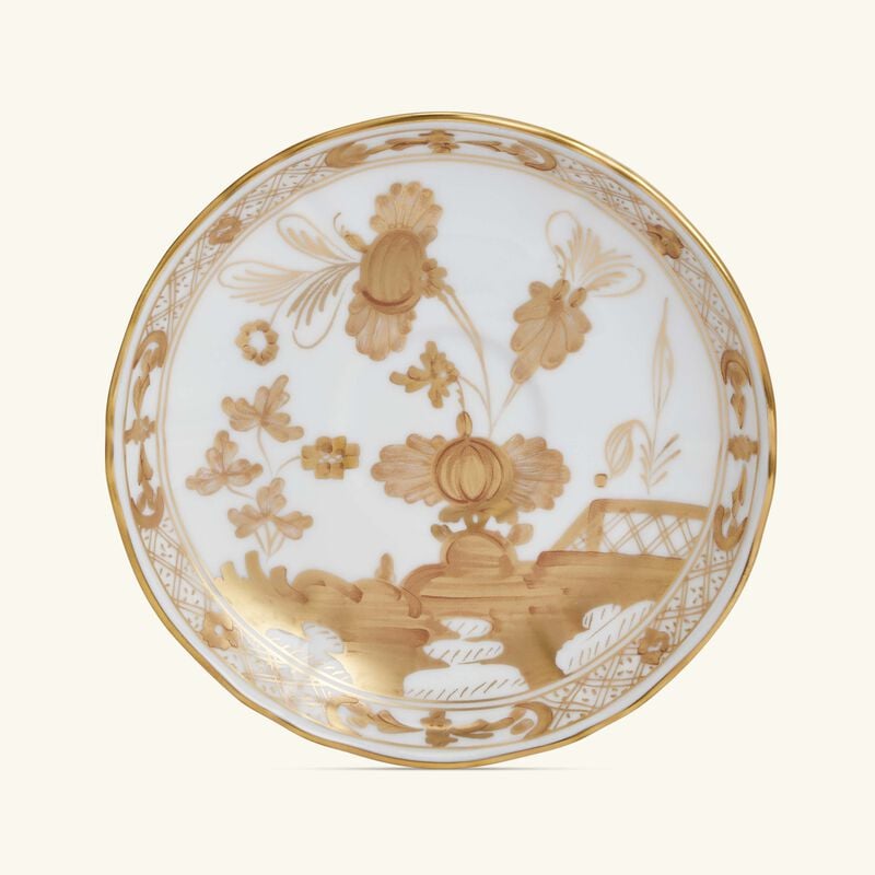 Oriente Italiano Coffee Saucer Gold ginori 1735 oriente italiano coffee saucer gold
