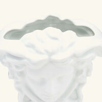 versace medusa grande vase medium white