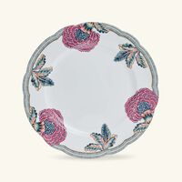 bernardaud collection braqueni dinner plate round red 26cm set of 4