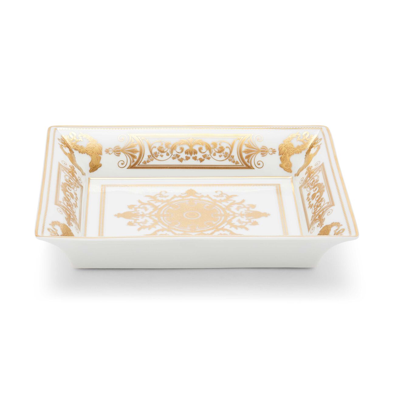Aux Rois Ashtray Rectangular Gold bernardaud aux rois ashtray rectangular gold