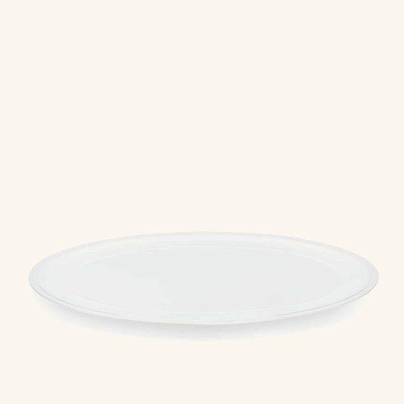 christofle albi meat platter oval silver plated 45cm