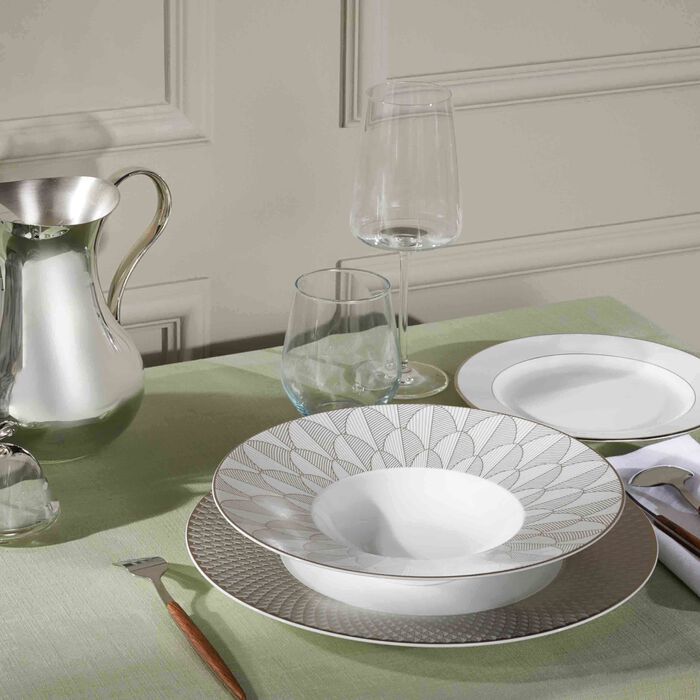 christofle malmaison imp riale soup plate white 27cm