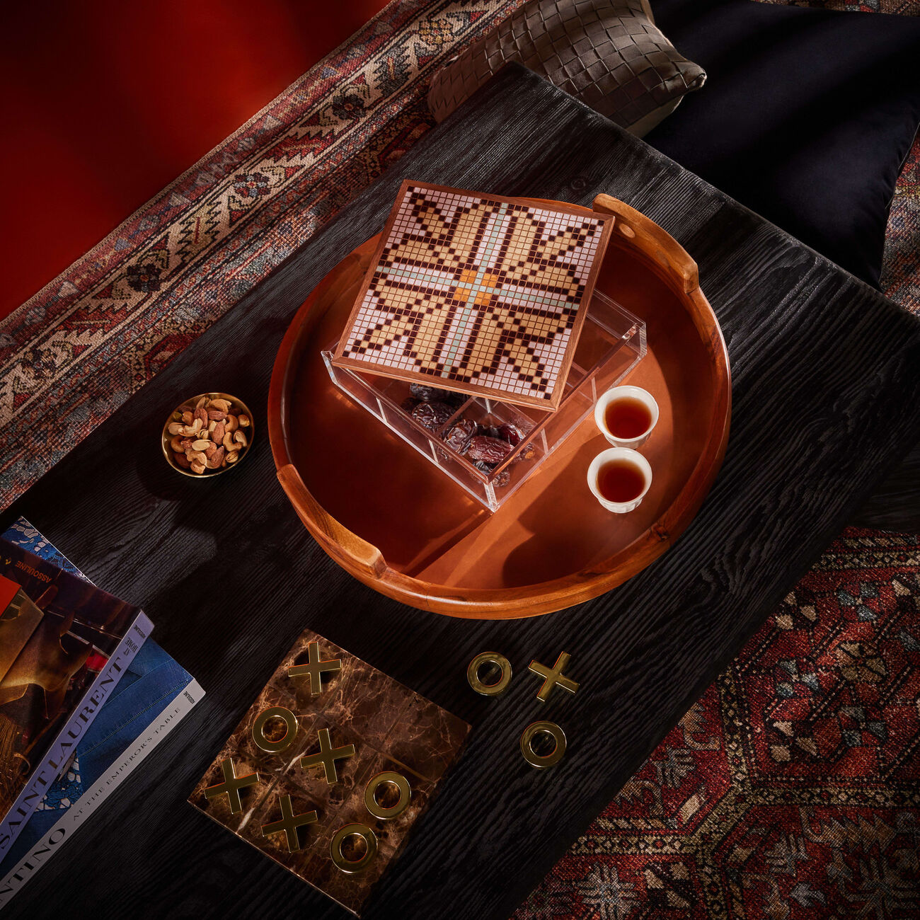 aya the art of living masjid al nabawi tea box brown