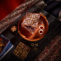 aya the art of living masjid al nabawi tea box brown