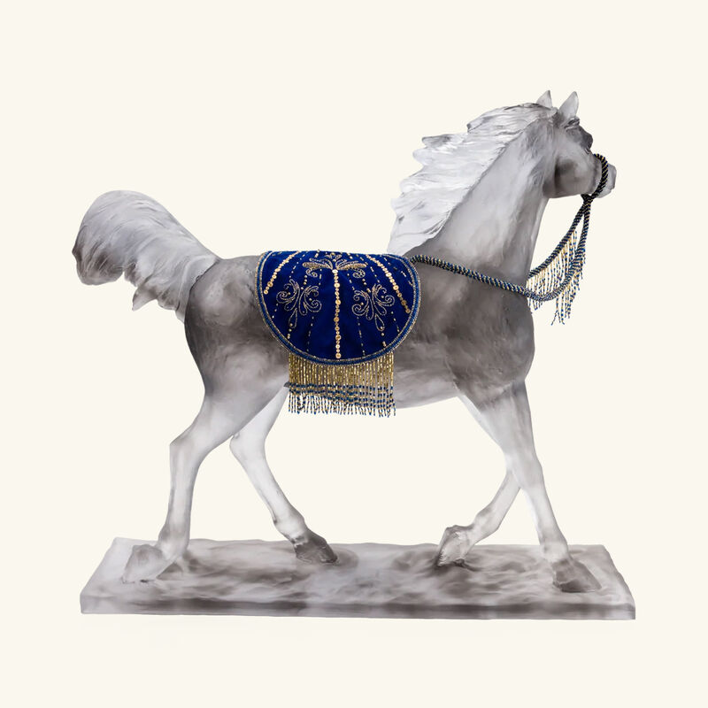 daum the majestic imperial horse sculpture large white